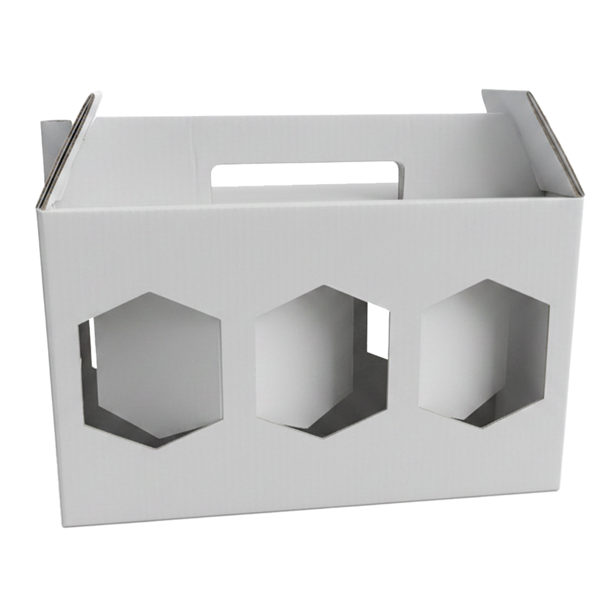 Kutija za med, trodupla, bijela (3x1kg)